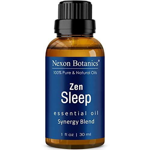 Zen Sleep Essential Oil Blend 30ml  Made in USA  Relaxing Calming Essential Oils for Sleeping  Good Night Sleep Essential Oil for Diffuser and Aromatherapy  Promotes Sweet Dreams Nexon Botanics