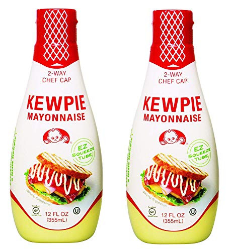 Kewpie Mayonnaise  Japanese Mayo Sandwich Spread Squeeze Bottle  12 Ounces Pack of 2 1 PACK