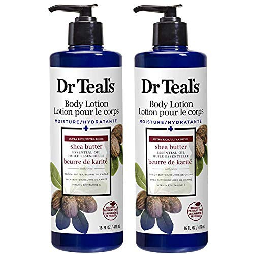 Dr Teals Body Lotion  Ultra Rich Shea Butter  16 oz Pack of 2