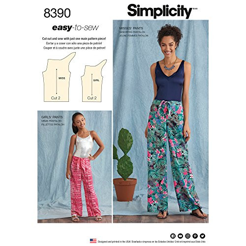 Simplicity Creative Patterns US8390A Sewing Pattern Skirts & Pants A (S - L/X-Small - X-Large)