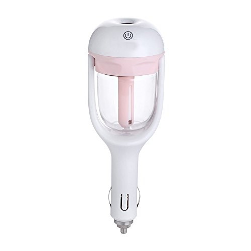 MIGHTYDUTY Car Air Humidifier Mini Portable Car Humidifier Aromatherapy Essential Oil Diffuser Air Purifier Freshener Diffuser Pink MIGHTYDUTY Car Air Humidifier Mini Portable Car Humidifier Aromatherapy Essential Oil Diffuser Air Purifier Freshener Diffuser Pink