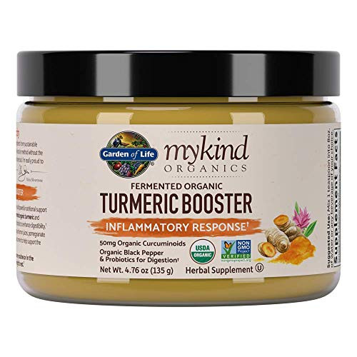 Garden of Life mykind Organics Turmeric Booster Inflammatory Response Powder 30 Servings 500mg Curcumin Organic NonGMO Vegan Gluten Free Herbal Supplements Packaging May Vary Garden of Life mykind Organics Turmeric Booster Inflammatory Response Powder 30 Servings 500mg Curcumin Organic NonGMO Vegan Gluten Free Herbal Supplements Packaging May Vary