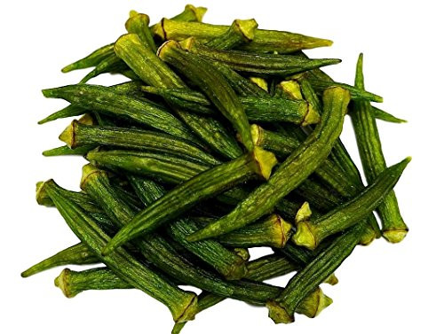 Okra Chips SeaSalted No Color Added No Sugar Added Natural Delicious And Healthy Bulk Chips Okra Chips 2 LBS