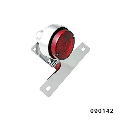 FANGSTER RUN A ROUND TAILLIGHT CHROME FOR HARLEY DAVIDSON CUSTOM APPLICATION