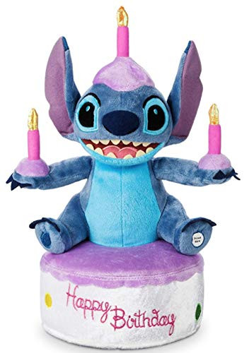 Disney Parks Stitch Birthday Cake Plush  LightUp