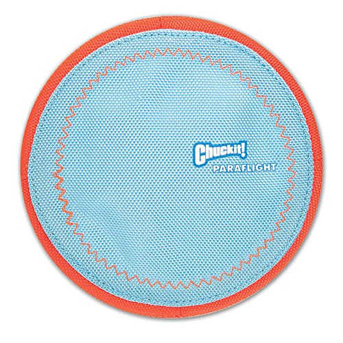 ChuckIt Paraflight Flyer Dog Toy Small OrangeBlue