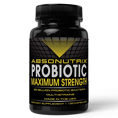 Absonutrix Probiotic Maximum Strength 50 Billion Per Capsule Multistrain