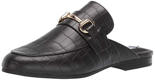 Steve Madden Womens Kandi Mule Black Crocodile 5 M US