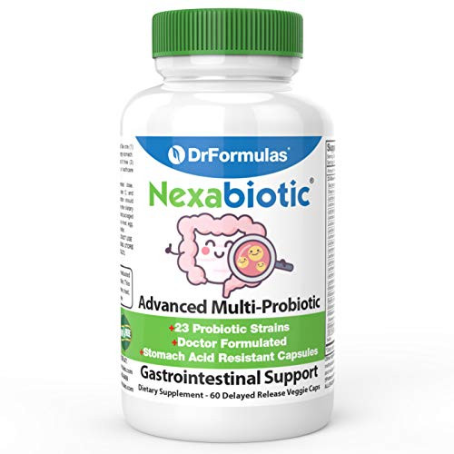 DrFormulas Best Probiotics for Women Men Nexabiotic Multi Probiotic with Saccharomyces Boulardii Lactobacillus Acidophilus B infantis Prebiotic 60 Count Capsules Not Pearls DrFormulas Best Probiotics for Women Men Nexabiotic Multi Probiotic with Saccharomyces Boulardii Lactobacillus Acidophilus B infantis Prebiotic 60 Count Capsules Not Pearls