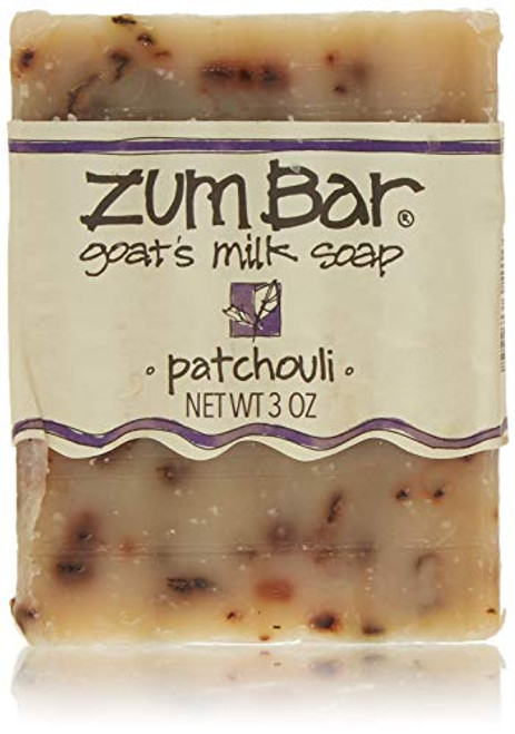 Indigo Wild Zum Bar Goats Milk Soap Bar Patchouli 3 oz 3 pack