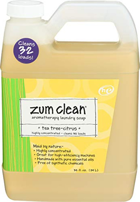 Indigo Wild Zum Clean Laundry Soap Tea TreeCitrus 32 Fluid Ounce Indigo Wild Zum Clean Laundry Soap Tea TreeCitrus 32 Fluid Ounce