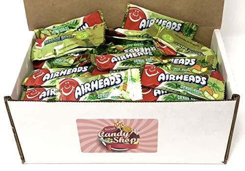 AirHeads Citrus Rush Taffy Mini Candy in Box 2lb Individually Wrapped AirHeads Citrus Rush Taffy Mini Candy in Box 2lb Individually Wrapped