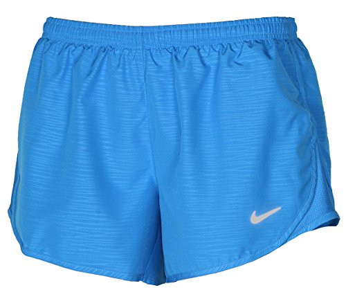 NIKE Modern Embossed Tempo Dri Fit Running Shorts Medium Blue