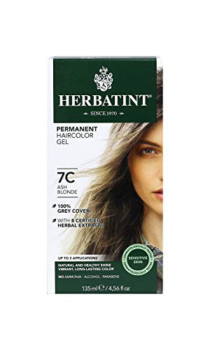 Herbatint Permanent Haircolor Gel 7C Ash Blonde 456 Ounce