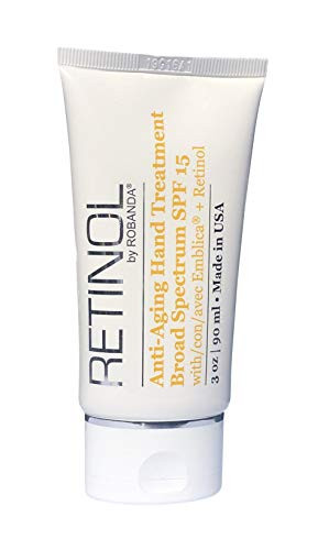 Retinol by Robanda AntiAging Hand Treatment ? Broad Spectrum SPF 15  Retinol