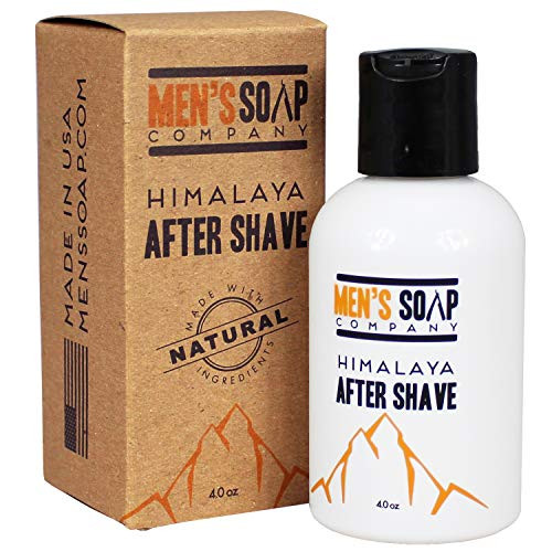 Aftershave for Men 40 oz After Shave Balm Made With Organic and Natural Vegan Plant Ingredients  Post Shave Lotion for Sensitive Skin Eliminates Razor Burns Calms Irritation  Cools Skin Himalaya