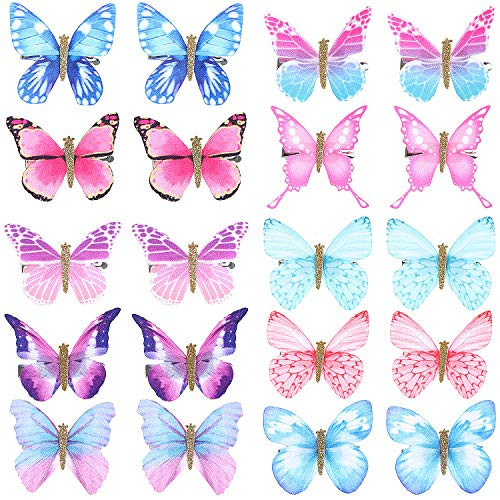 LOCOLO 20Pcs Hair Clips Butterfly Hair Clips Butterfly Snap Clips Barrettes for Toddlers Baby Girl and Women LOCOLO 20Pcs Hair Clips Butterfly Hair Clips Butterfly Snap Clips Barrettes for Toddlers Baby Girl and Women