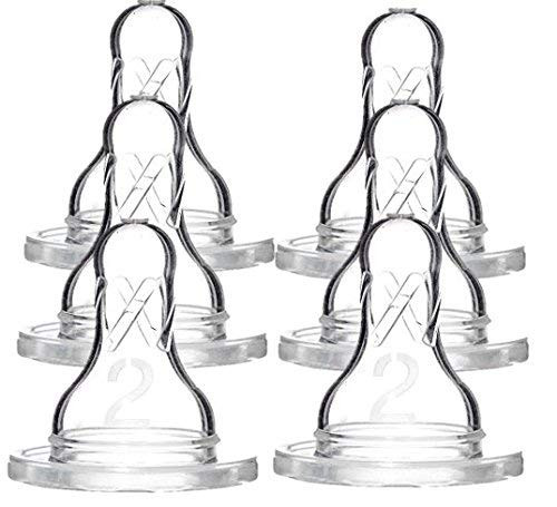 Dr Browns 2 Natural Flow Level 2 Standard Nipple  6 Count
