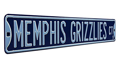 NBA Memphis Grizzlies Ct Street Sign Navy Large