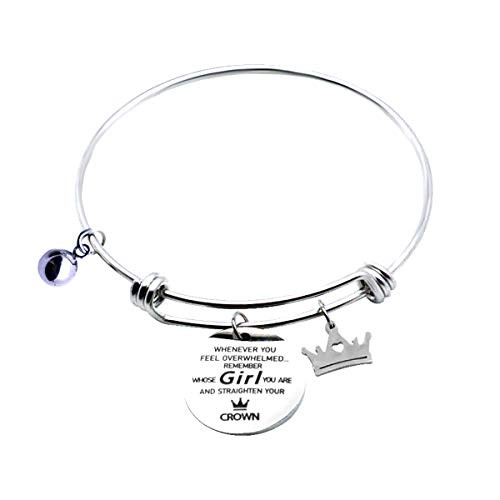 Jewelady Cuff Bangle Bracelet You are Braver Than You Believe Stainless Steel Inspirational Bracelet Adjustable BraceletGirl Jewelady Cuff Bangle Bracelet You are Braver Than You Believe Stainless Steel Inspirational Bracelet Adjustable BraceletGirl