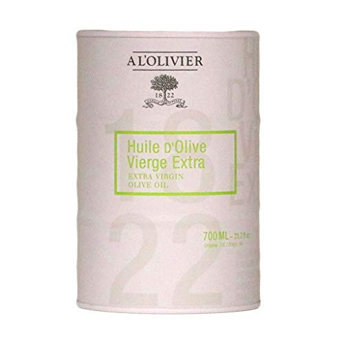 A LOlivier Extra Virgin Olive Oil in a white Tin Can 237 FL oz A LOlivier Extra Virgin Olive Oil in a white Tin Can 237 FL oz
