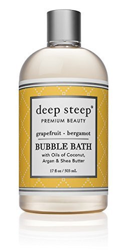 Deep Steep Bubble Bath  Grapefruit Bergamot  17 Ounce
