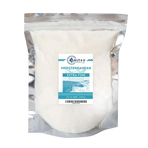 Mediterranean Sea Salt Extra Fine Grain 5 lb Mediterranean Sea Salt Extra Fine Grain 5 lb