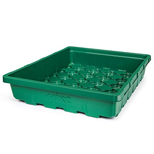 5Pack Seed Starter Tray Strong Plant Growing Trays Seedling Starting Kit for Peat Pellets Microgreens Soil Blocks Rockwool Cubes Wheatgrass Hydroponic Fodder Systems No Drain Holes