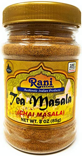 Rani Tea Chai Masala Indian Spice Blend 3oz 85g ~ All Natural  Vegan  Gluten Friendly Ingredients  Salt  Sugar Free  NONGMO  No Colors  Indian Origin