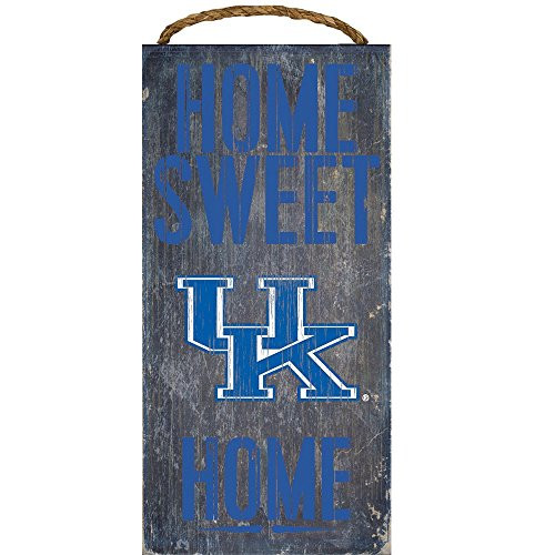 Fan Creations NCAA Kentucky Wildcats 6 x 12 Home Sweet Home Wood Sign