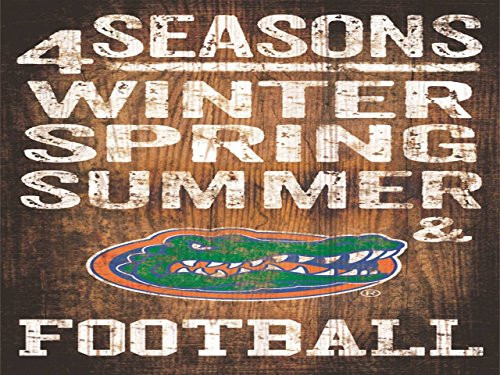 NCAA Florida Gators 6 x 12 4 Seasons Wood Sign