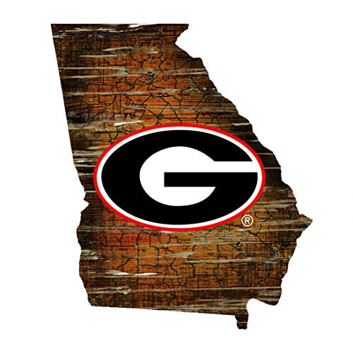 Fan Creations NCAA Georgia Bulldogs 12 Mini Roadmap State Sign