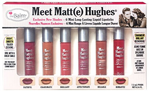 theBalm Meet Matte Hughes 6 Mini LongLasting Liquid Lipsticks Volume 2