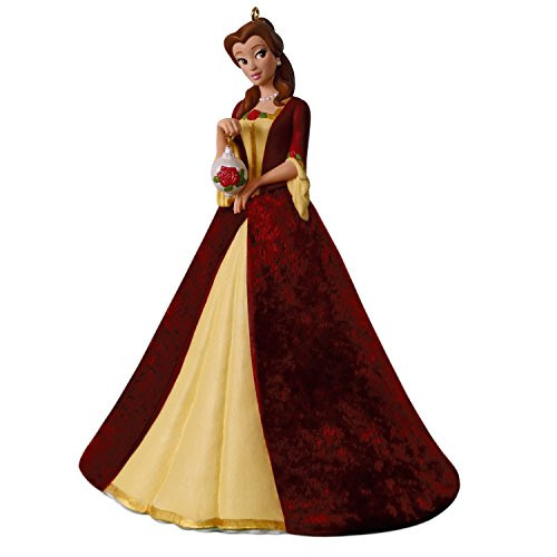 Hallmark Keepsake Christmas Ornament 2018 Year Dated, Disney Beauty and the Beast Christmas Belle, Porcelain Hallmark Keepsake Christmas Ornament 2018 Year Dated, Disney Beauty and the Beast Christmas Belle, Porcelain