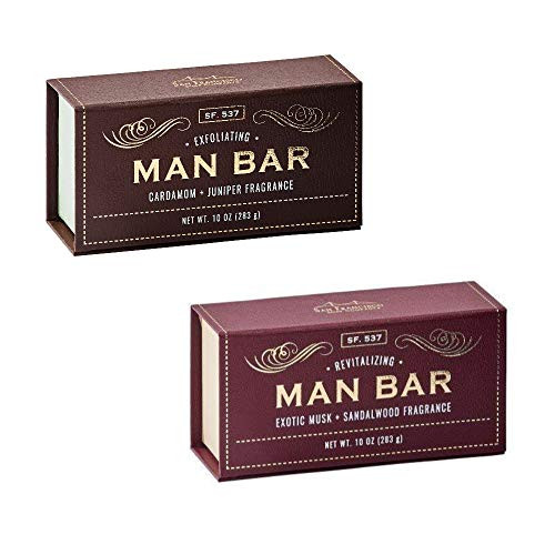 San Francisco Soap Co Man Bar 10 Oz Bar Soap  One Each CardamomJuniper and Exotic MuskSandalwood