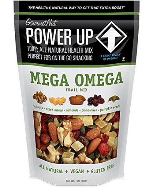 Power Up Trail Mix Mega Omega 100 All Natural Trail Mix Pack of 2 Power Up Trail Mix Mega Omega 100 All Natural Trail Mix Pack of 2