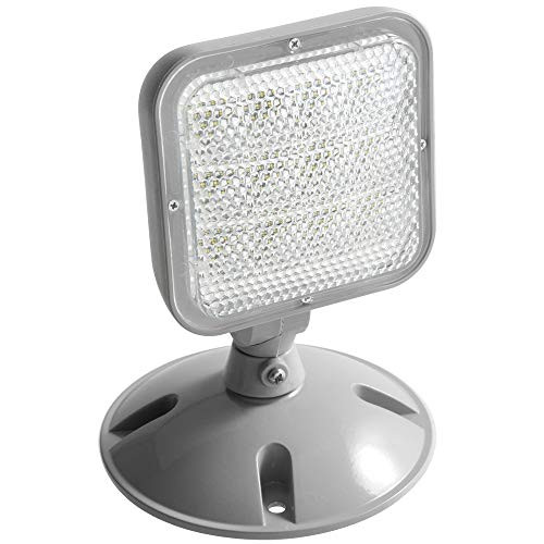 LED ENERGY PLUS Remote Outdoor Emergency Light Head  Single Head LED Lamp Weatherproof Emergency Exit Lighting  36V OR 96V Volts 17 Watts