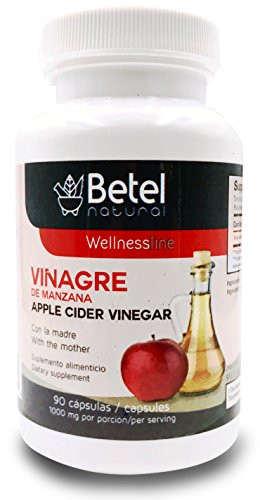 Vinagre de Manzana de La Madre  Apple Cider Vinegar with the Mother Caps  90 Caps