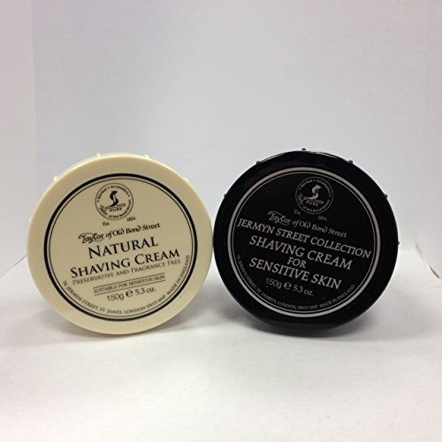 Taylor of Old Bond Street Shave Cream 2 Pack 53 0z Each Choose Your Scents Natural and Jermyn Street Sensitive Skin Taylor of Old Bond Street Shave Cream 2 Pack 53 0z Each Choose Your Scents Natural and Jermyn Street Sensitive Skin