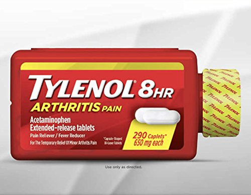 Tylenol Arthritis Pain Reliever 650 Mg 1 Pack 290Count