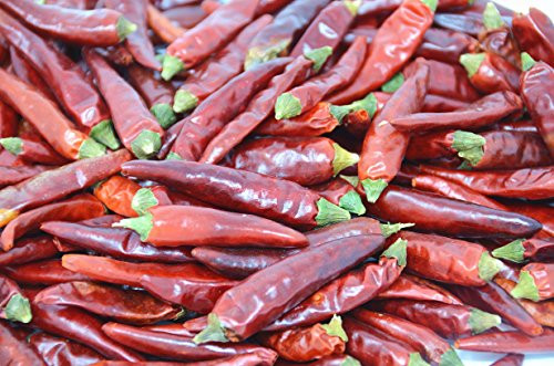 Soeos Hot Dried Chili Szechuan Dried Chili?Dry Szechuan Pepper Dry Chile Peppers Sichuan Pepper Dried Red Chilies 4oz Medium Hot