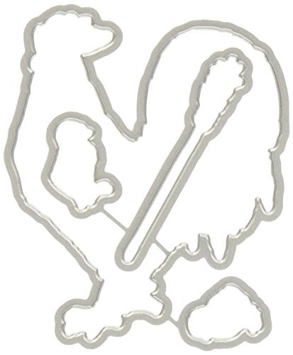 Hero Arts DI350 Color Layering Rooster Frame Cuts Paper Cutting Dies