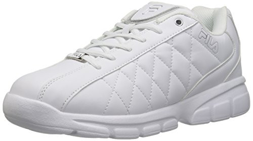 Fila Mens Fulcrum 3 Training Shoe WhiteWhiteMetallic Silver 105 M US