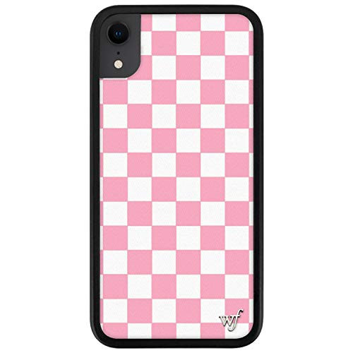Wildflower Limited Edition Cases for iPhone XR Pink Checkers