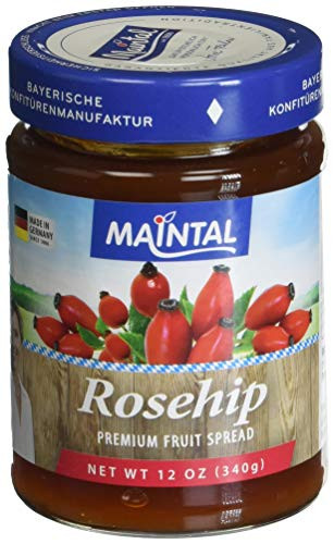 Maintal Rosehip Premium Fruit Spread 12 Oz Jars Pack of 2