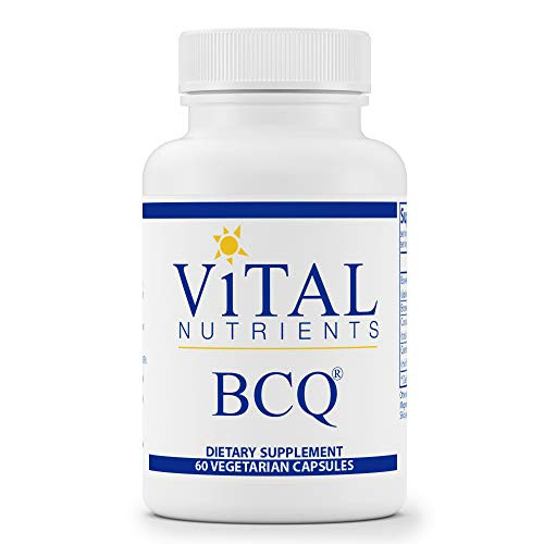 Vital Nutrients  BCQ Bromelain Curcumin and Quercetin  Herbal Support for Joint Sinus and Digestive Health  60 Capsules per Bottle