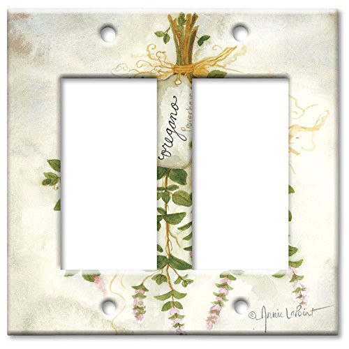 Double Gang Rocker Wall Plate - Oregano