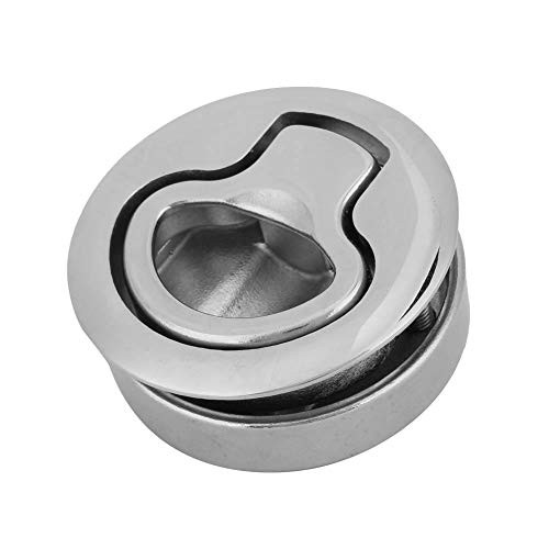 Cam Latch Marine Slam Latch Boat Hatch Pull Stainless Steel Flush Pull Latch Lift Ring Handle for Ships Yachts Rv Trucks