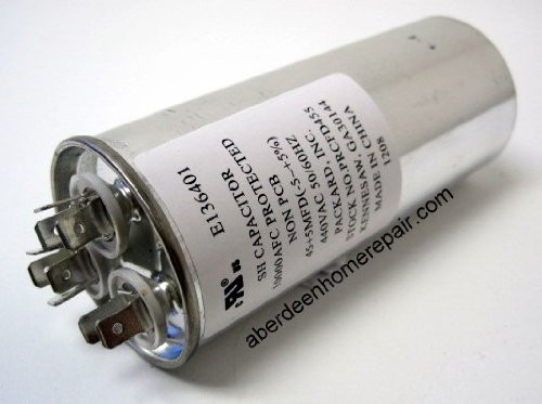 Packard 440 Volt Round Run Capacitor 455 MFD
