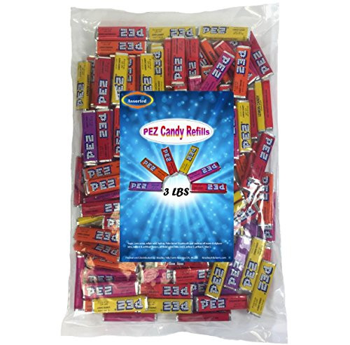 PEZ Candy Refills 3 lbs Assorted Fruit Flavors Bulk Bag PEZ Candy Refills 3 lbs Assorted Fruit Flavors Bulk Bag